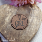 Preview: Kunstleder Label Eigenproduktion ''It's a Girl''