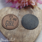 Preview: Kunstleder Label Eigenproduktion ''It's a Girl''