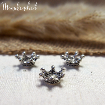 Perlenkrone Antiksilber