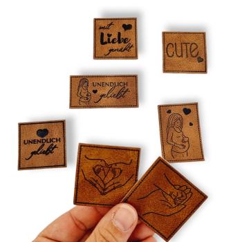 Preview: Kunstleder Label Eigenproduktion Chill Mal!