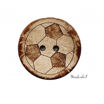 Kokosknöpfe Eigenproduktion Fußball 30 mm