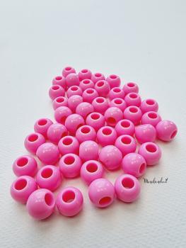 Pink Pastell- Perlen - Großloch - 8mm