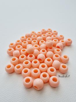 Peach Pastell- Perlen - Großloch - 8mm