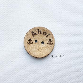 Kokosknöpfe Eigenproduktion "Ahoi" 25 mm