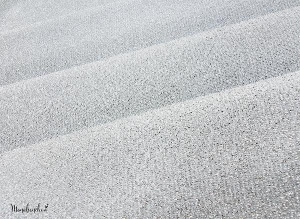 1 Meter Glitzer Jersey Silber