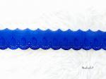 Baumwoll Wäschespitze 50 mm Royalblau