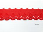 Baumwoll Wäschespitze 50 mm Rot