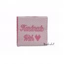 Handmade With Love Label Rosa-Pink