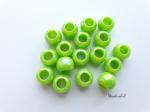 Großloch - Glanzperlen- 8 mm Grün