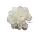 Tüll Blume - Blüte ''Creme' 5 cm